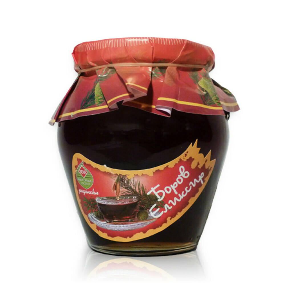 eliksir-sosnowy-pinia-z-szyszka-380g-bul-eco-przetwory-domowe-syropy-bio-zakatek Eliksir sosnowy "PINIA" z szyszką 380 G - obrazek 1