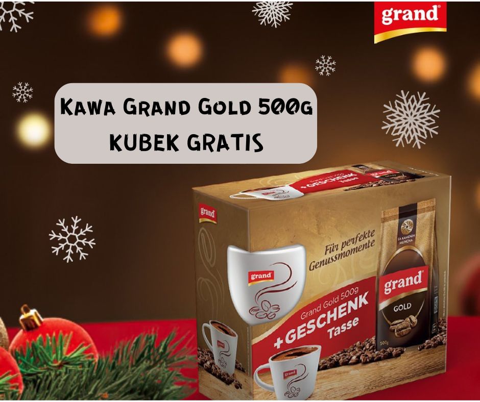 Kawa Grand Gold KUBEK GRATIS Kawa Grand kafa Gold 500g KUBEK GRATIS - obrazek 1