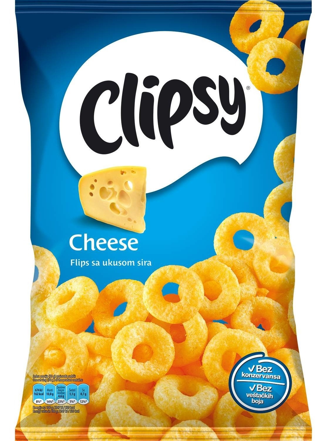 clipsy sir Chrupki Marbo Clipsy smak serowy 30g - obrazek 1