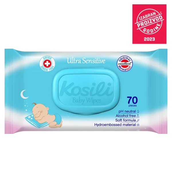 Kosili Ultra Sensitive chusteczki nawilżane - 70szt