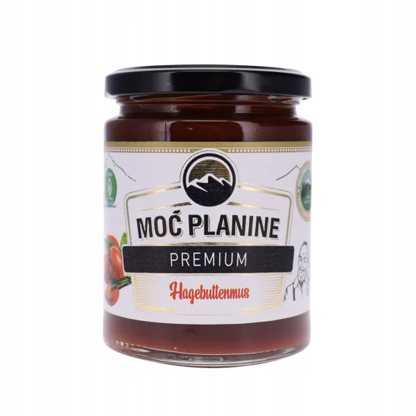 Dżem z owoców dzikiej róży (šipurak) 350 g Moć Planine
